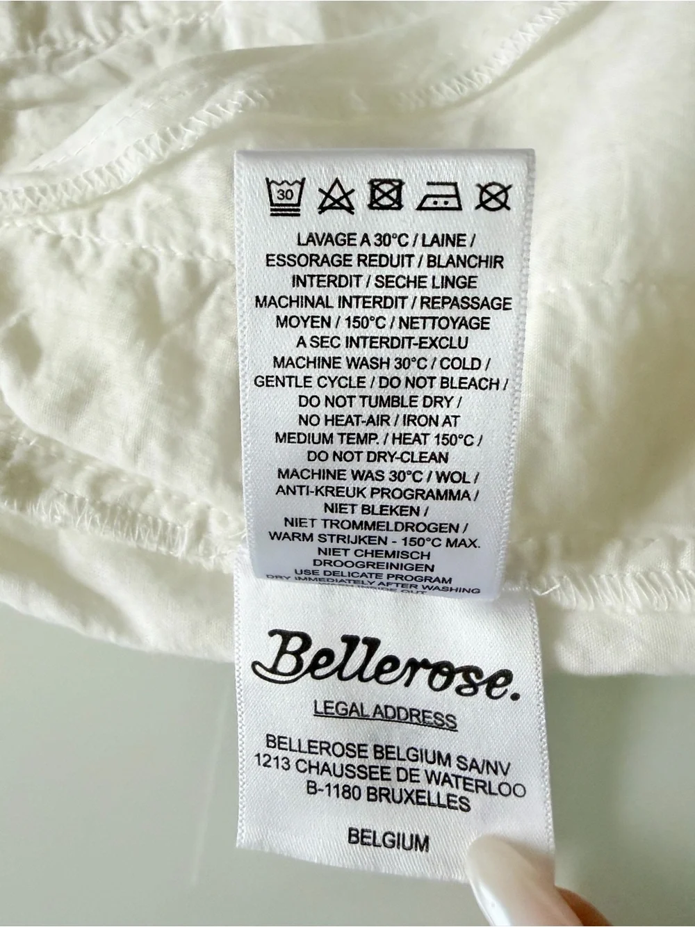 Bellerose Cream Eyelet Elastic-Waist Girls Shorts Sz 8